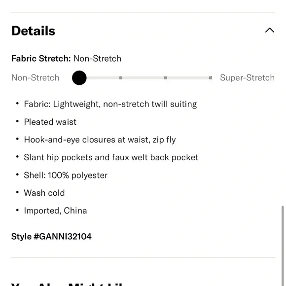 Ganni Light Twill Relaxed Suiting Pants - Picture 7 of 17